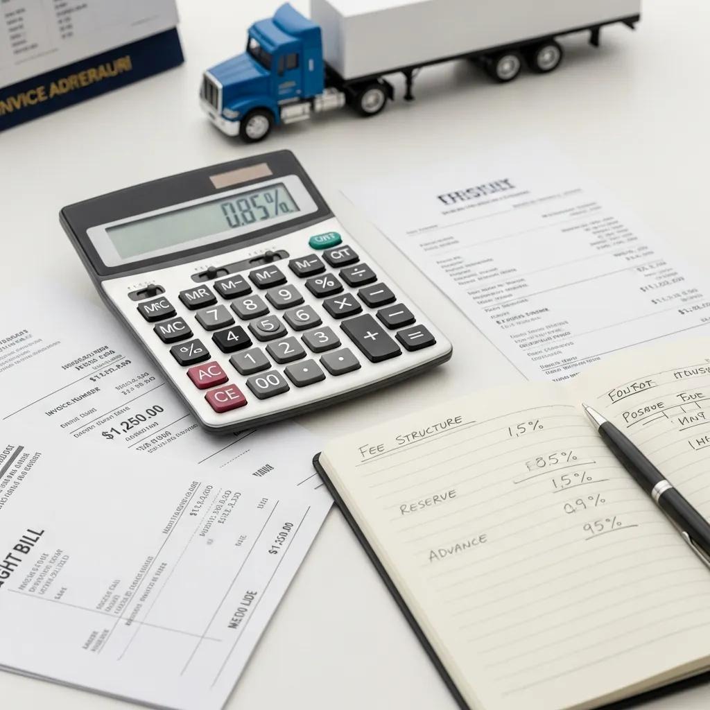 Average Factoring Rates and Fees for Trucking Companies