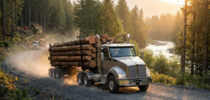 Trucking Services for Log & Wood Transportation