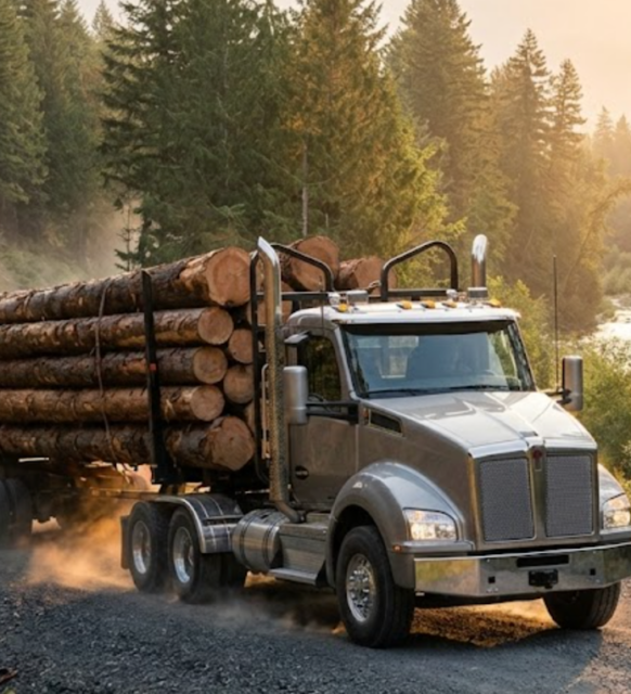 Trucking Services for Log & Wood Transportation