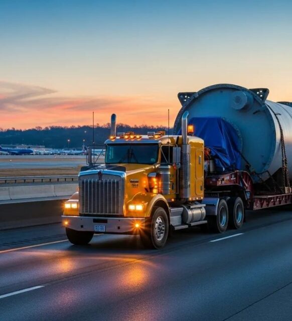 Heavy Haul Trucking Cincinnati: Expert Oversized & Air Cargo Transport from CVG Airport