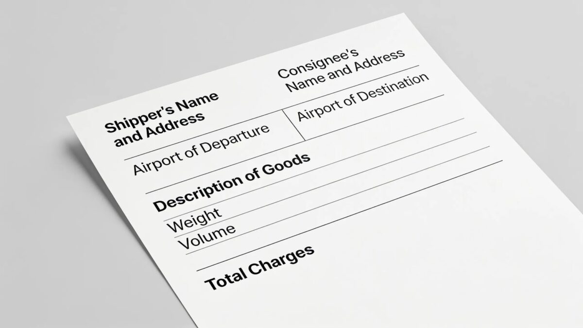What Is an Air Waybill? How AWB Numbers Control Cargo Release